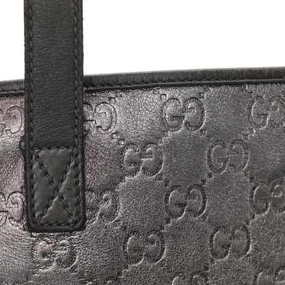 Gucci Metallic Guccissima Large Tote Dark Grey 15 of 15