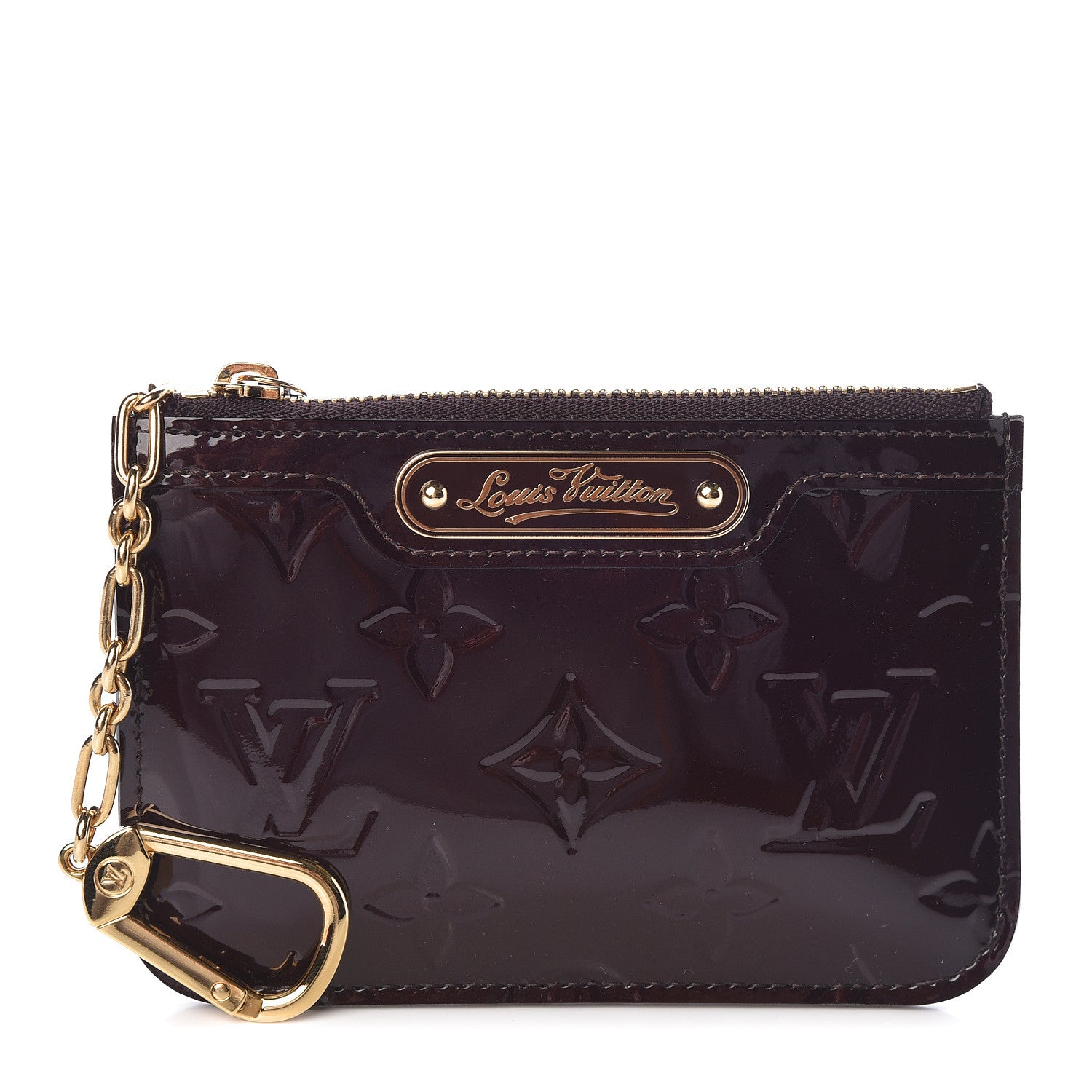 Louis Vuitton Vernis Key Pouch Amarante 1 of 6