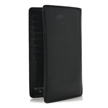 Chanel Caviar Timeless CC Yen Wallet Black 4 of 7