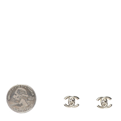 Chanel Metal CC Turnlock Earrings Gold 2 of 4