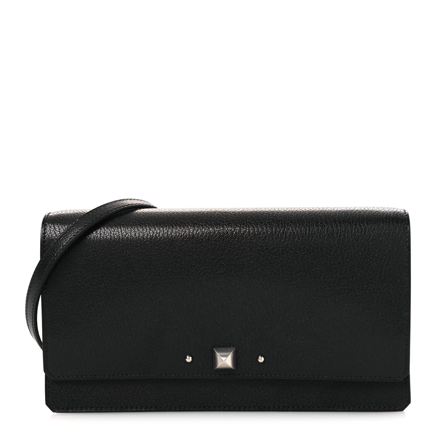 Hermes Chamkila Goatskin Medor To Go Wallet Black 1 of 12