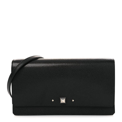 Hermes Chamkila Goatskin Medor To Go Wallet Black 1 of 12