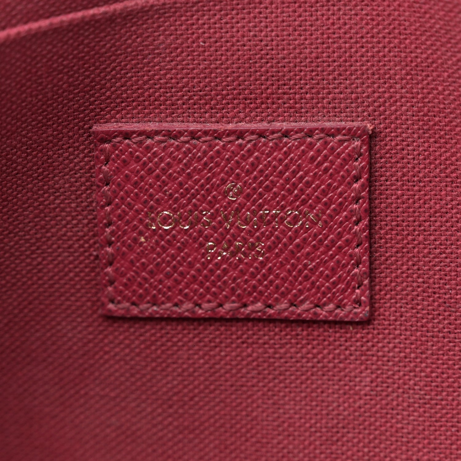 Louis Vuitton Monogram Pochette Felicie Chain Wallet Fuchsia 7 of 16