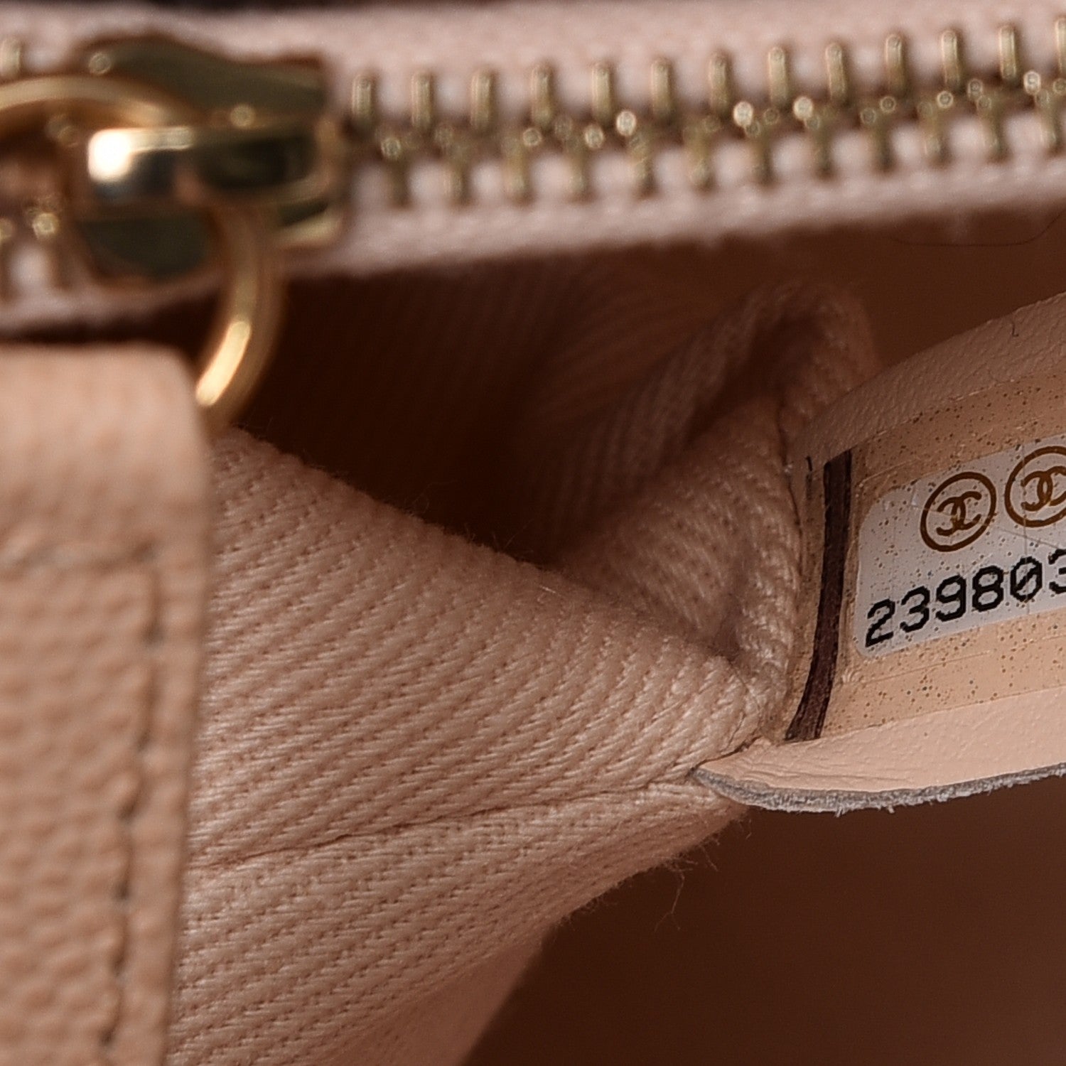 Chanel Caviar Quilted Medium Coco Handle Flap Light Beige 8 of 10