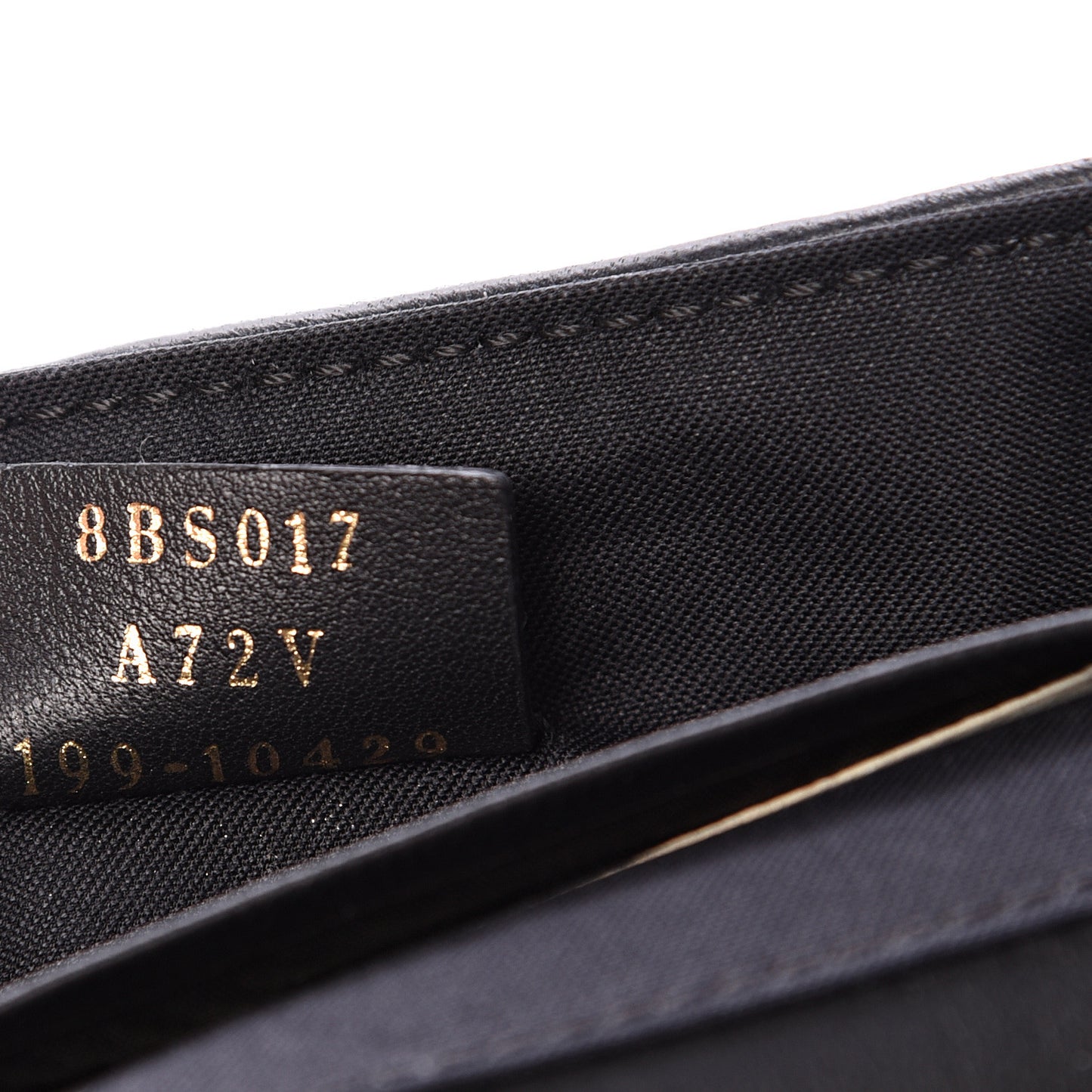 Nappa FF 1974 Embossed Mini Baguette Black