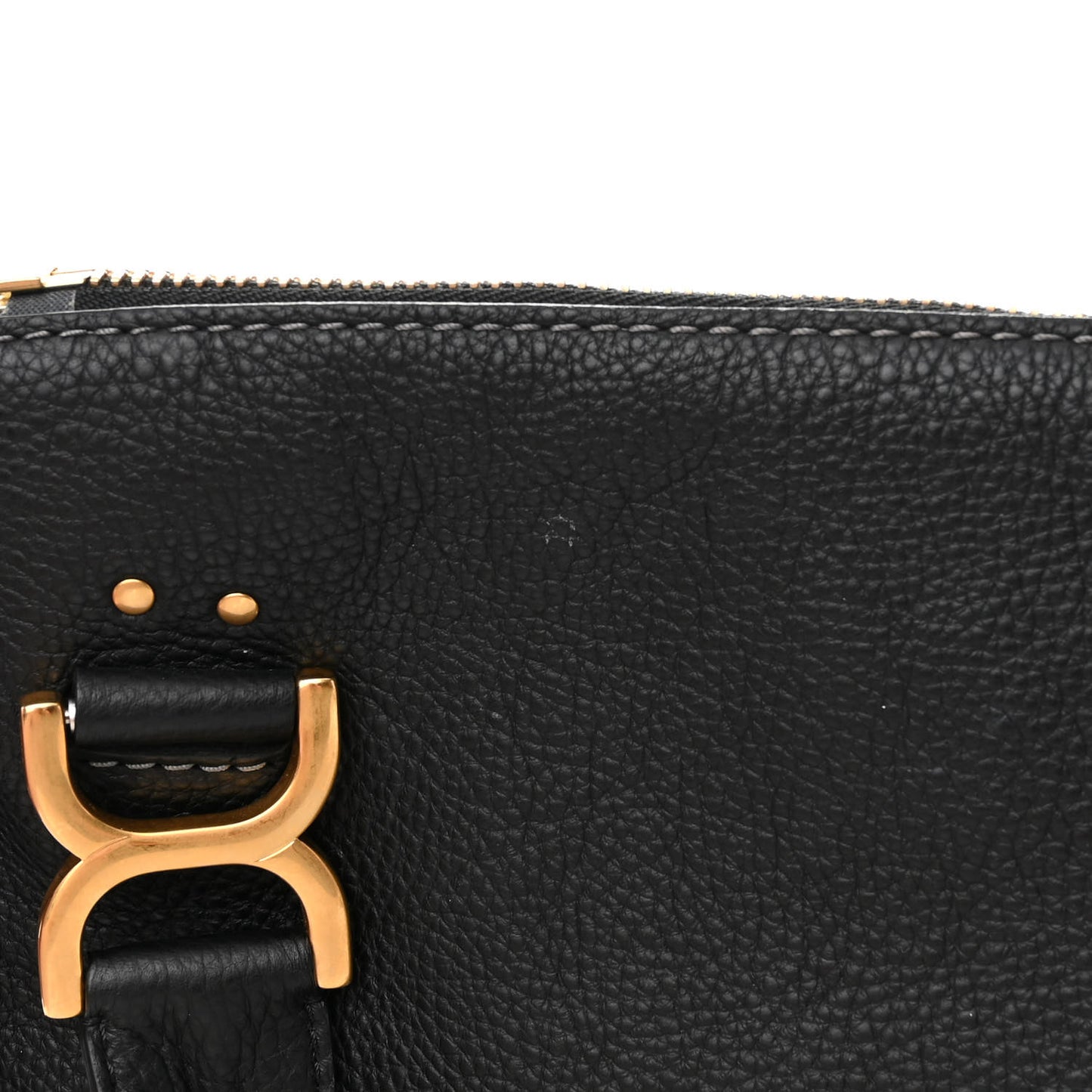 Calfskin Medium Marcie Satchel Black
