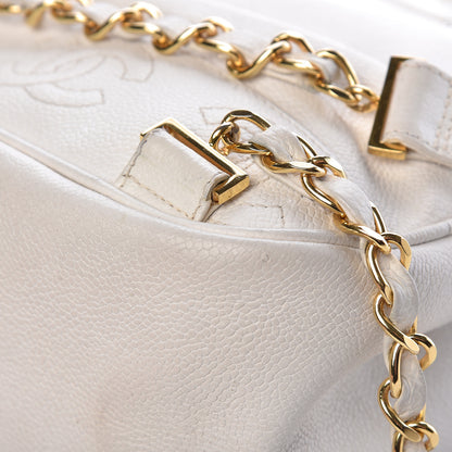 Chanel Caviar CC Backpack White 12 of 24