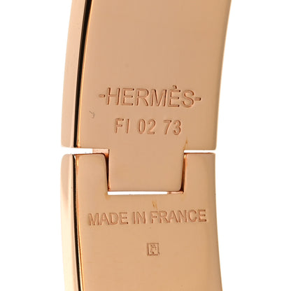 Hermes Enamel Narrow Clic Clac H Bracelet GM White 4 of 5