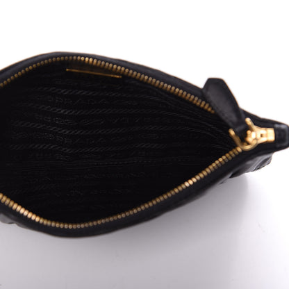Prada Nappa Gaufre Pouch Black 6 of 11