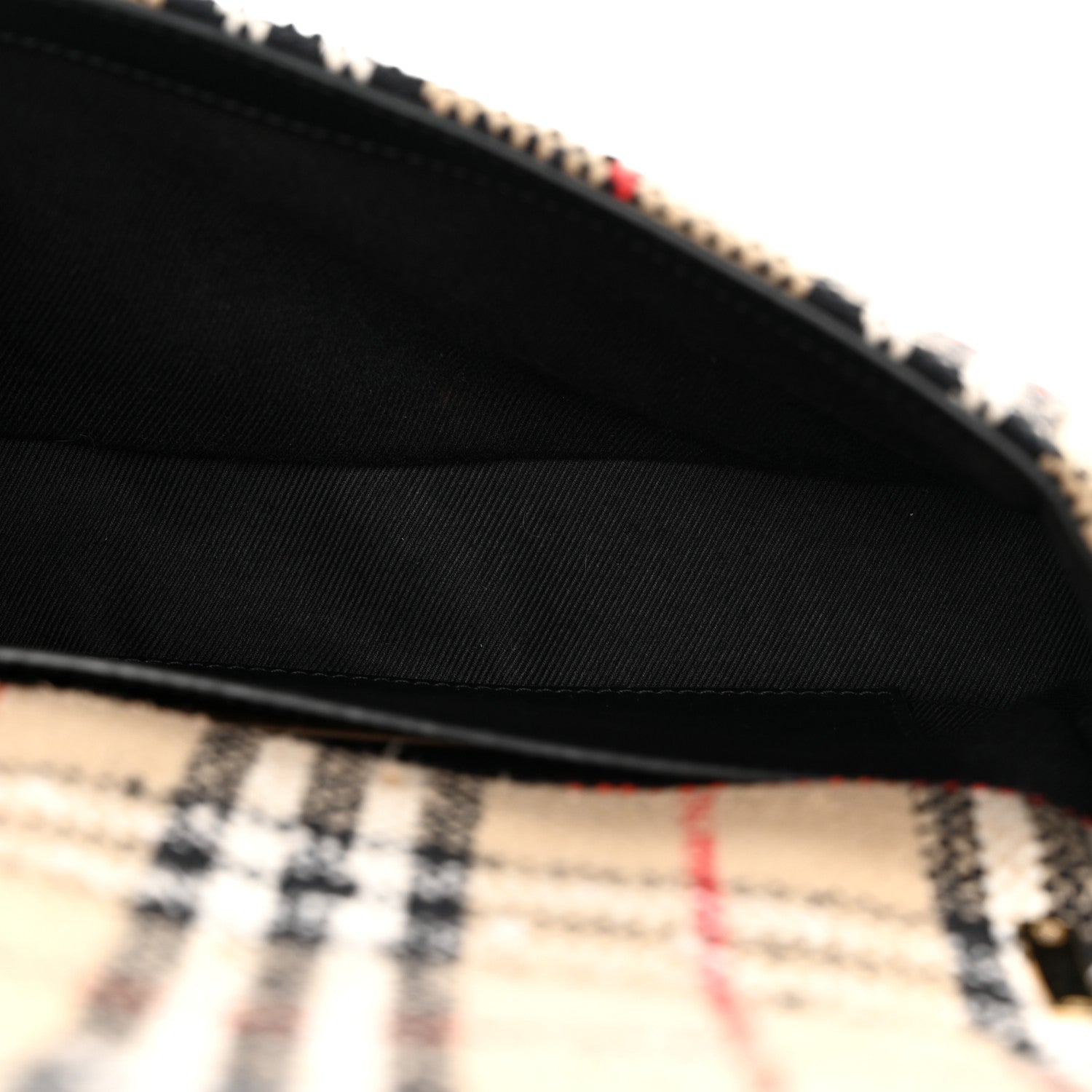 Burberry Calfskin Boucle Check Small Lola Chain Bag Archive Beige 5 of 10