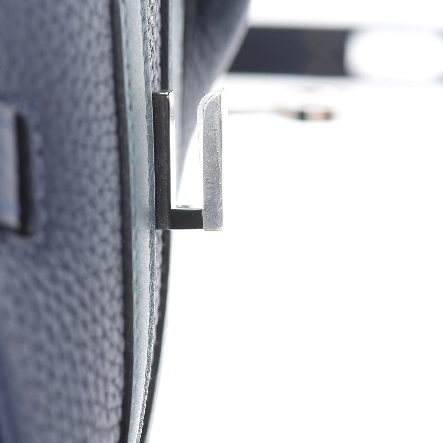 Togo Swift Officier Birkin 25 Bleu Nuit Vert Cypress