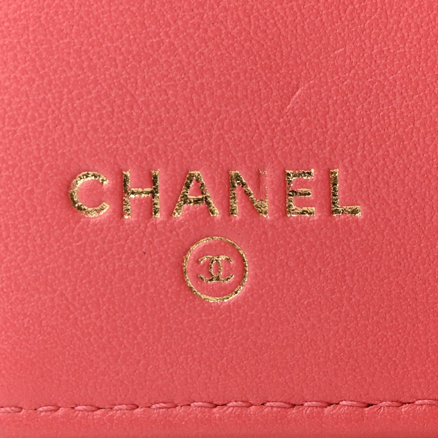 Chanel Caviar Quilted Classic 4 Key Holder Wallet Dark Pink 6 of 13