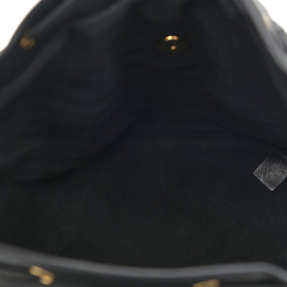 Chanel Calfskin Chevron Quilted Small Urban Spirit Backpack Black 5 of 9