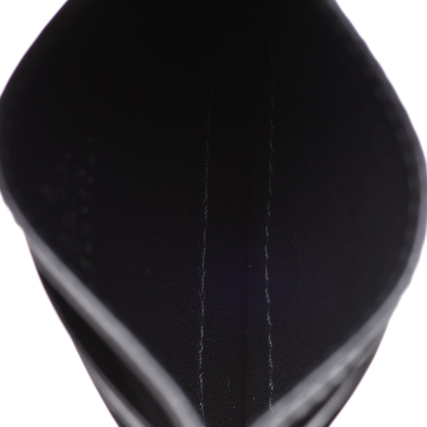 Fluffy Calfskin Morpheus Card Holder Black