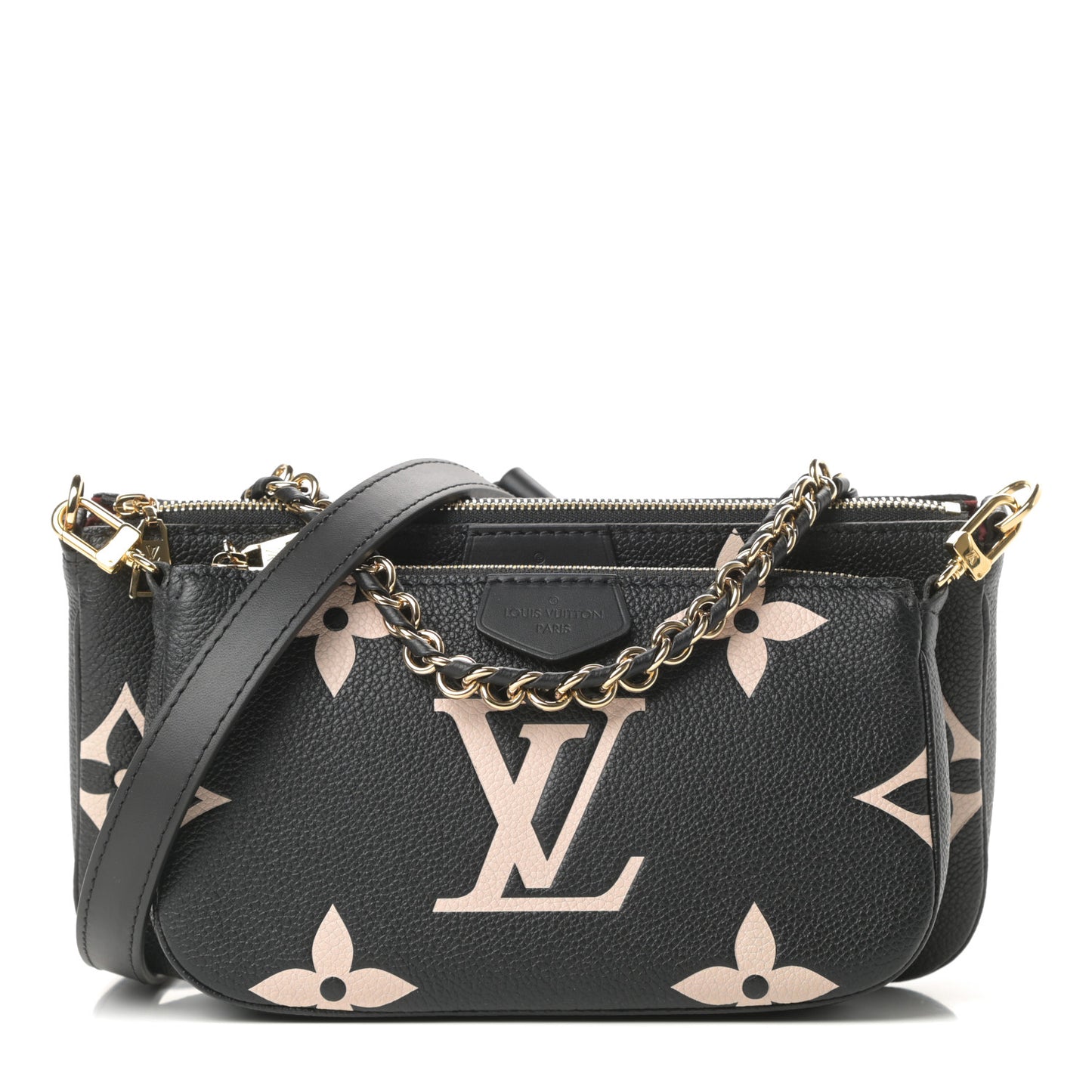 Empreinte Monogram Giant Multi Pochette Accessories Black Beige