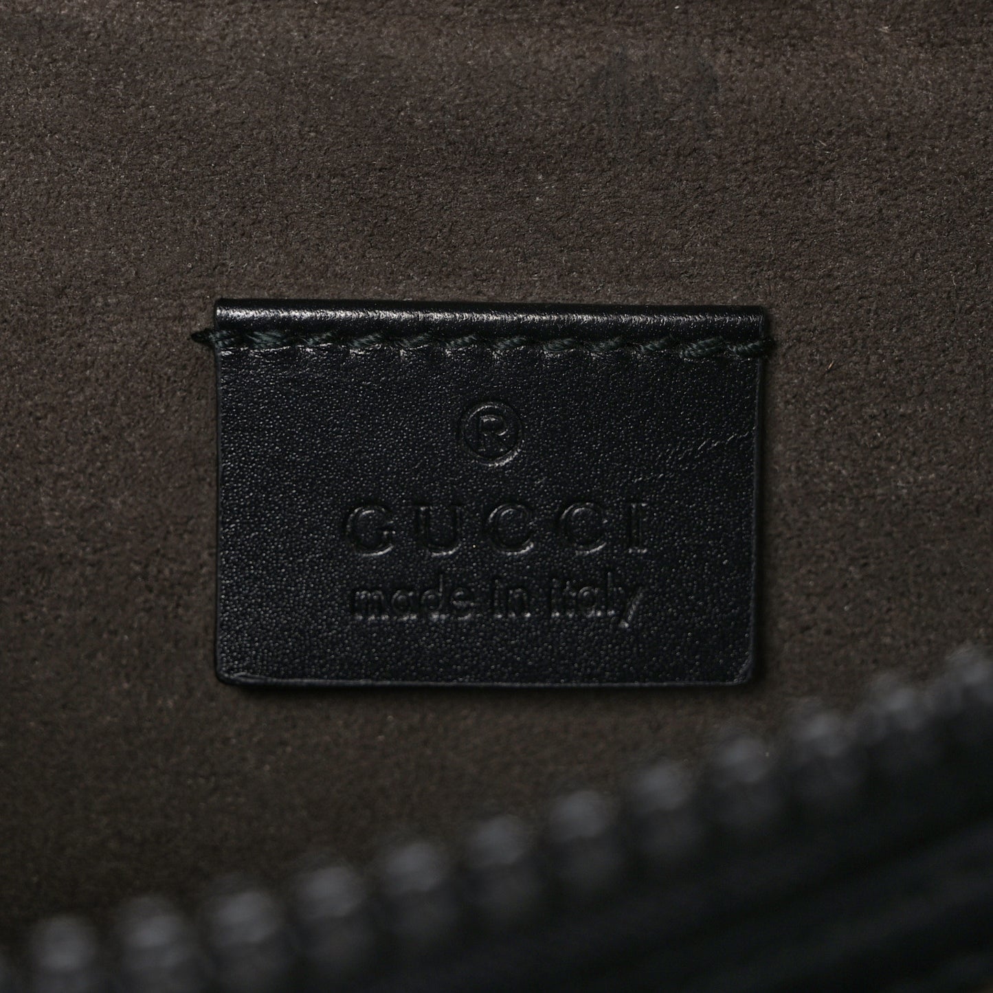 GG Supreme Monogram Belt Bag Black