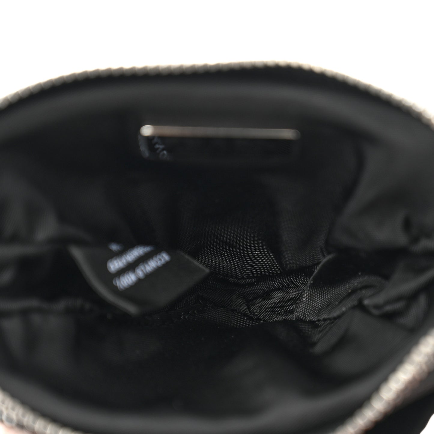 Re-Nylon Belt With Triangle Pouch 85 34 Black