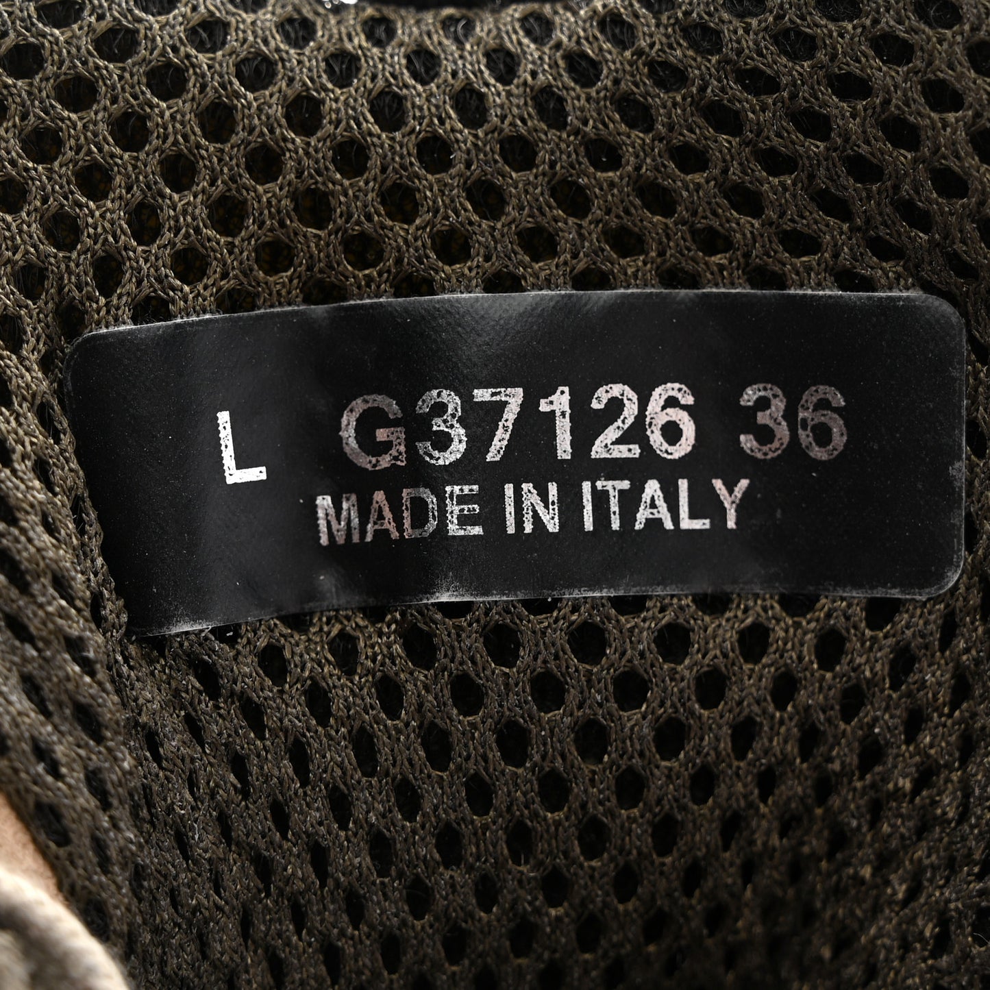 Suede Calfskin Embroidered CC Sneakers 36 Beige Black