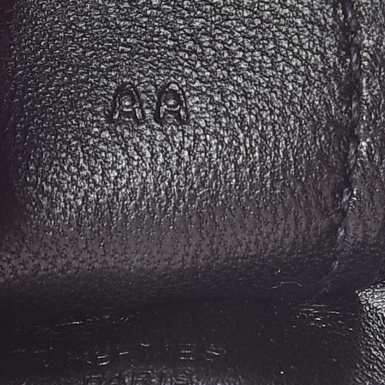Hermes Milo Lambskin Grigri Rodeo Horse Bag Charm MM So Black 4 of 5