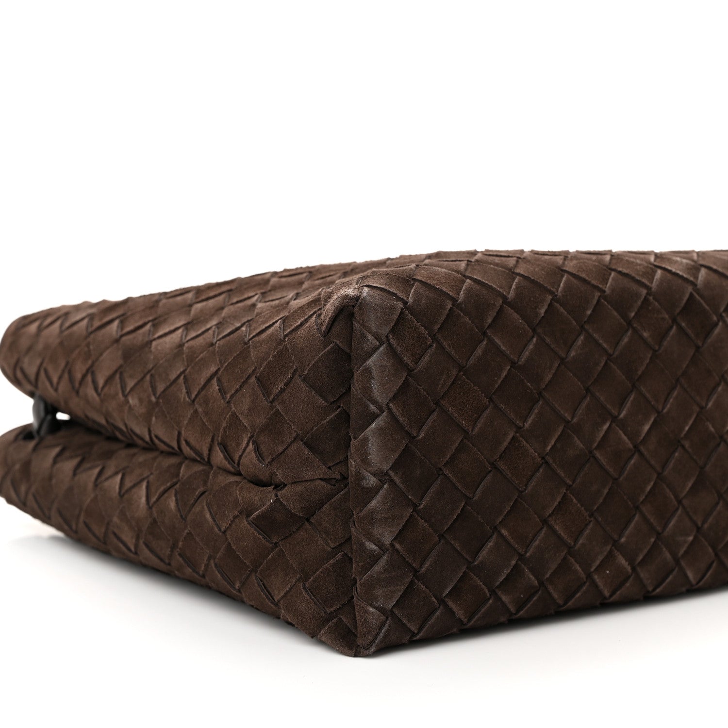 Bottega Veneta Suede Intrecciato Medium Andiamo Shoulder Bag Fondant 8 of 9