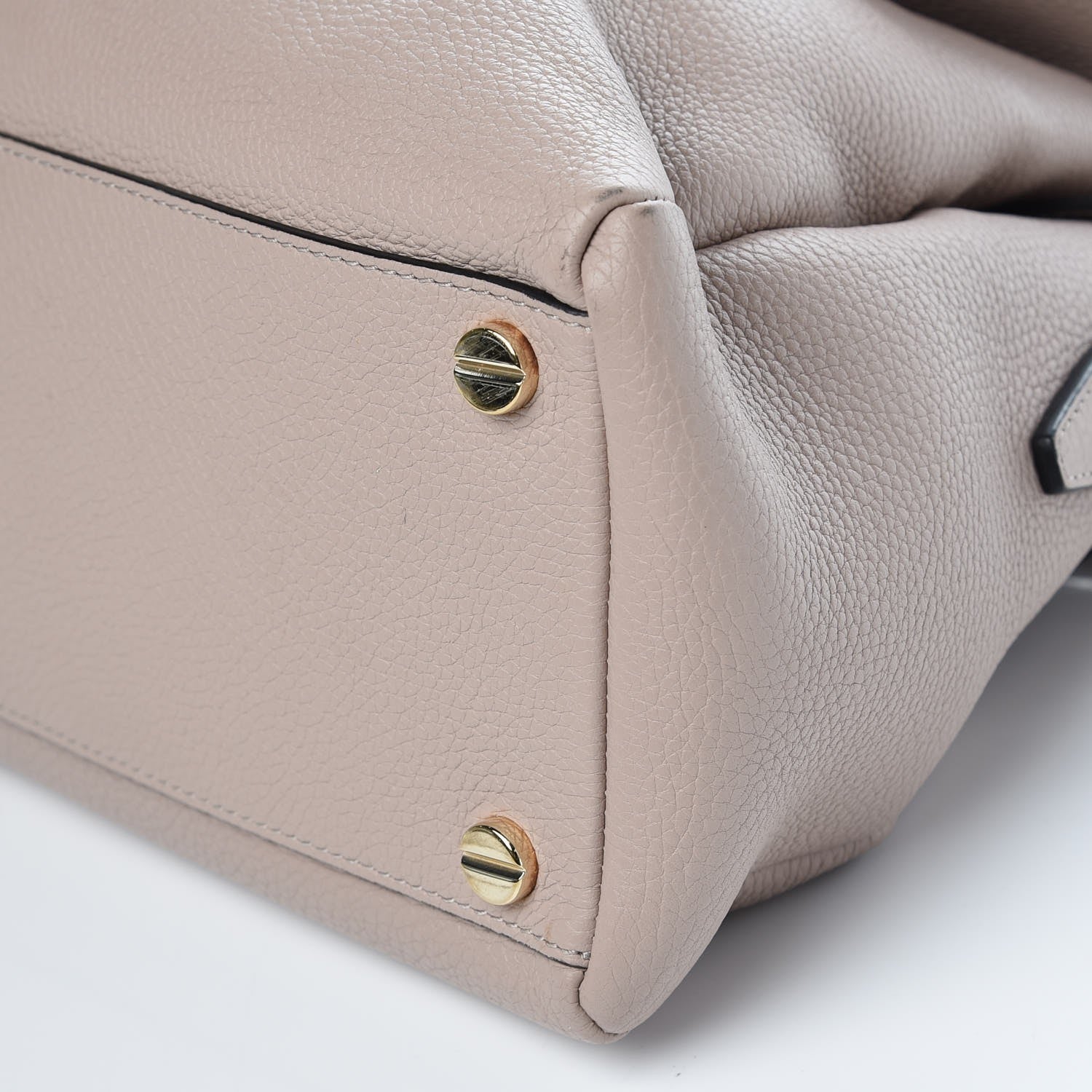 Valentino Garavani Pebbled Calfskin Rockstud Twiny Top Handle Bag Poudre 11 of 11