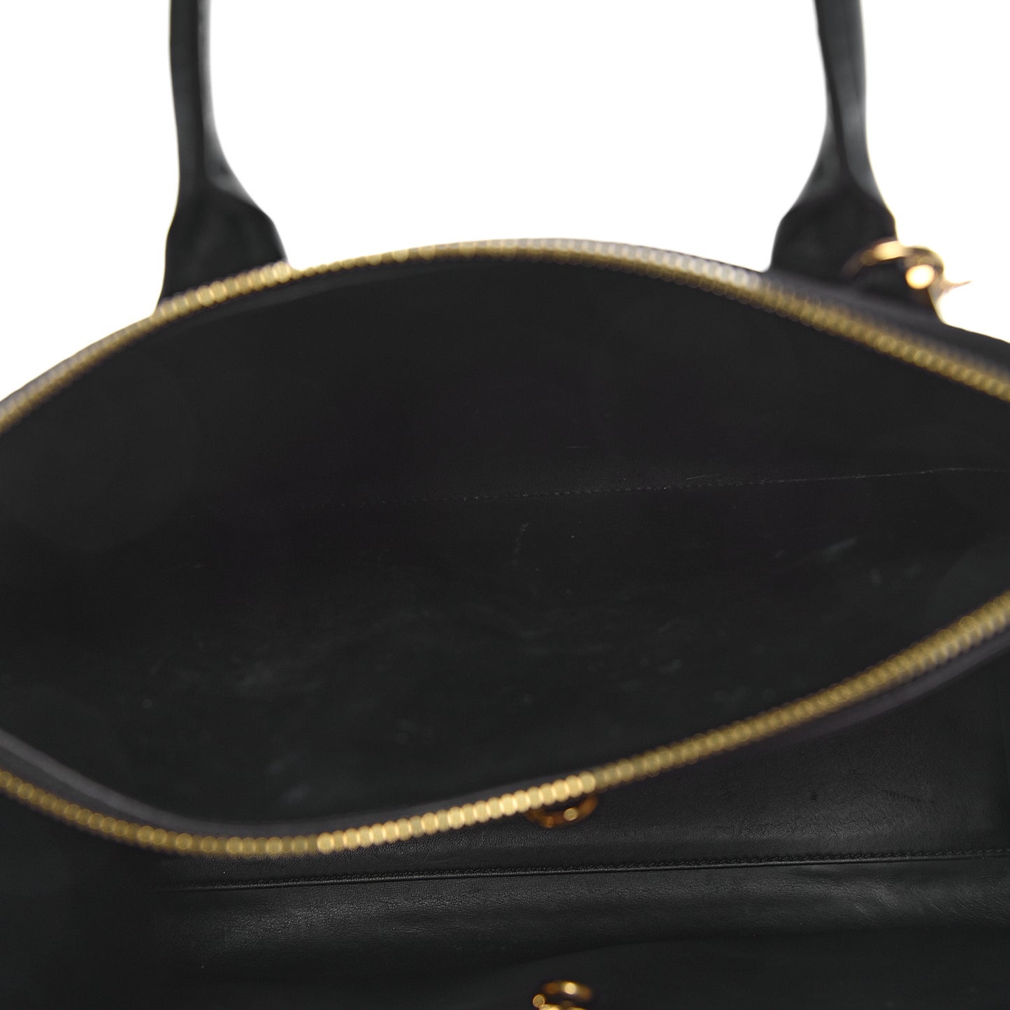 Calfskin Studded City Steamer MM Black