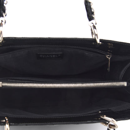 Chanel Patent Grand Shopping Tote GST Black 5 of 10