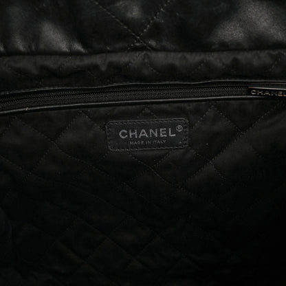 Chanel Shiny Calfskin Quilted Chanel 22 So Black 7 of 11