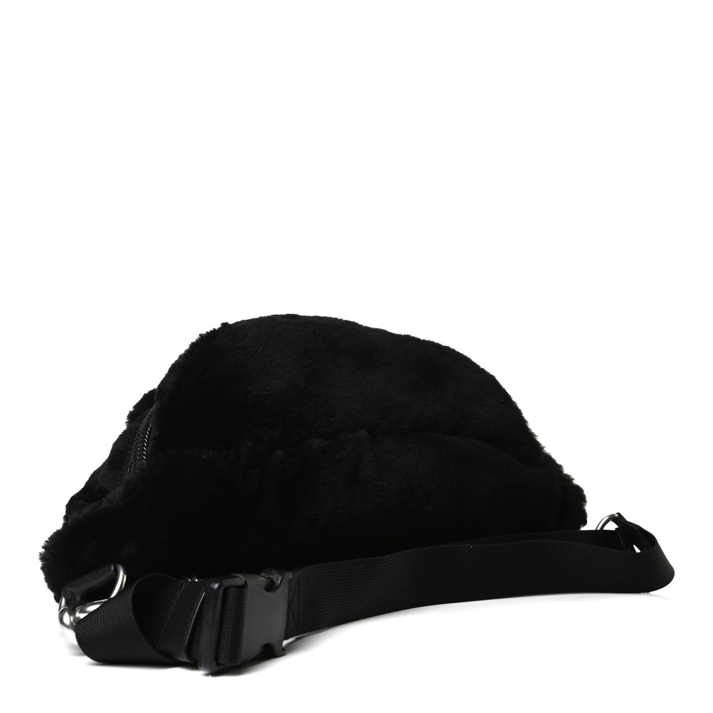 Mink Fur Attica Belt Bag Black