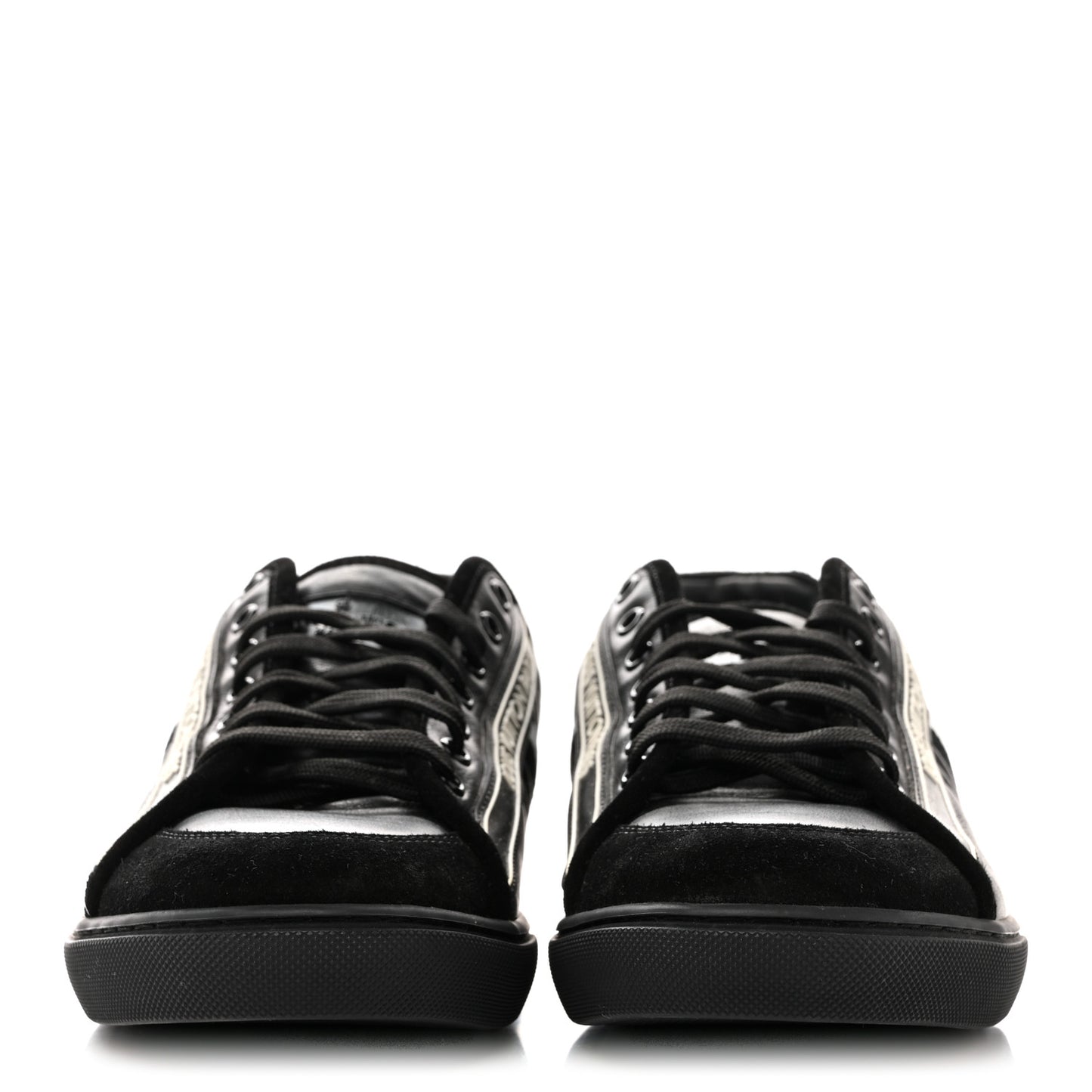 Calfskin Mens Cosmos Sneakers 8 Black
