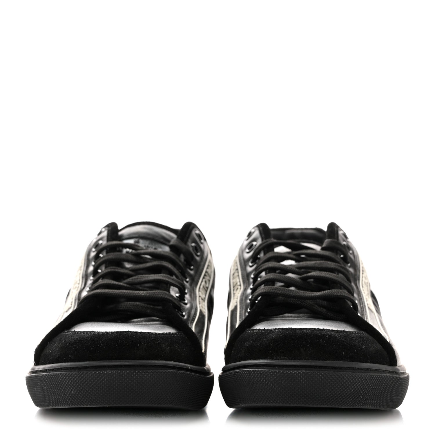 Louis Vuitton Calfskin Mens Cosmos Sneakers 8 Black 3 of 12
