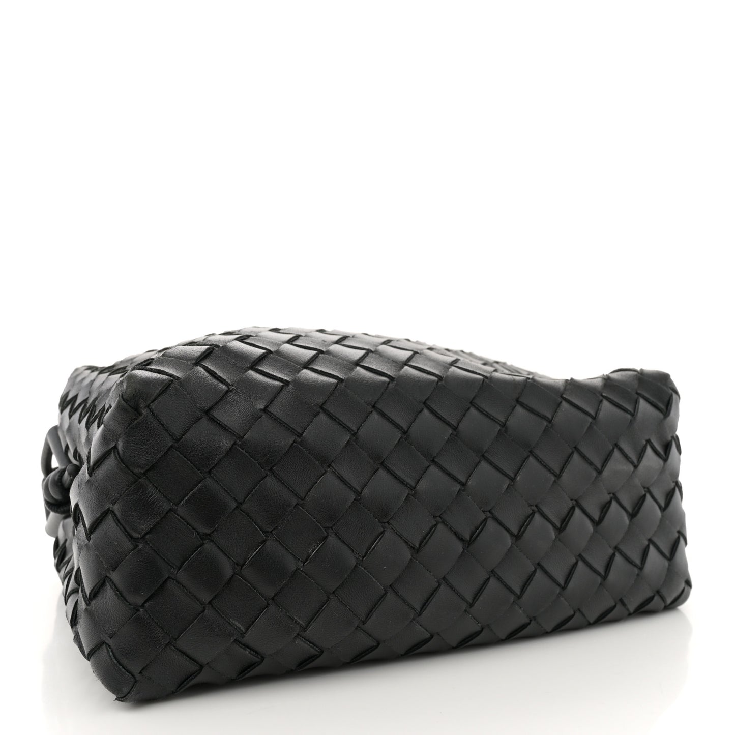 Nappa Intrecciato Medium Loop Camera Bag Black