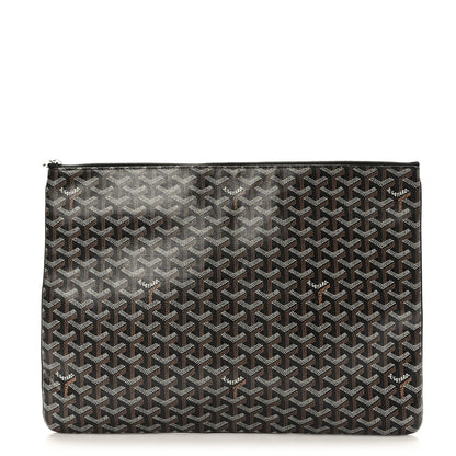 Goyard Goyardine Senat Pochette GM Black 1 of 6
