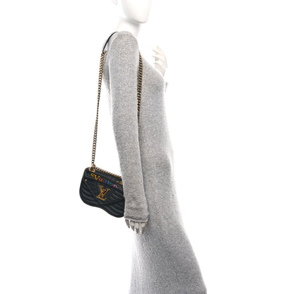 Louis Vuitton Calfskin New Wave Chain PM Black 2 of 9
