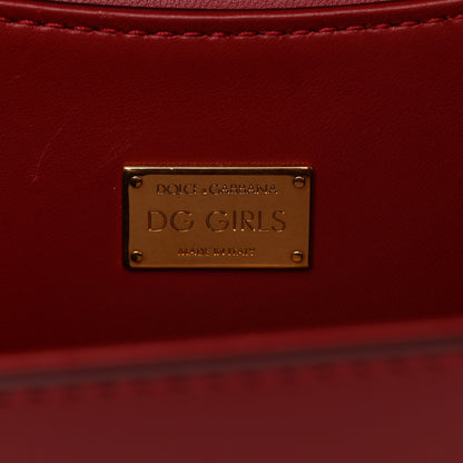 Dolce & Gabbana Nappa DG Girls Shoulder Bag Red 6 of 14