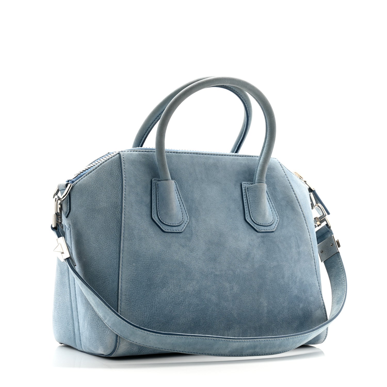 Givenchy Nubuck Small Antigona Blue 3 of 12