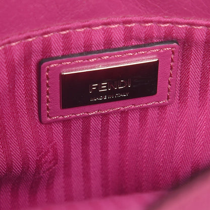 Fendi Vitello Elite Petite 2Jours Tote Magenta 7 of 8