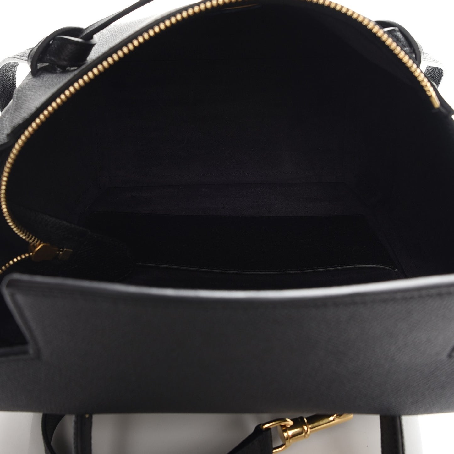 Grained Calfskin Micro Belt Bag Black