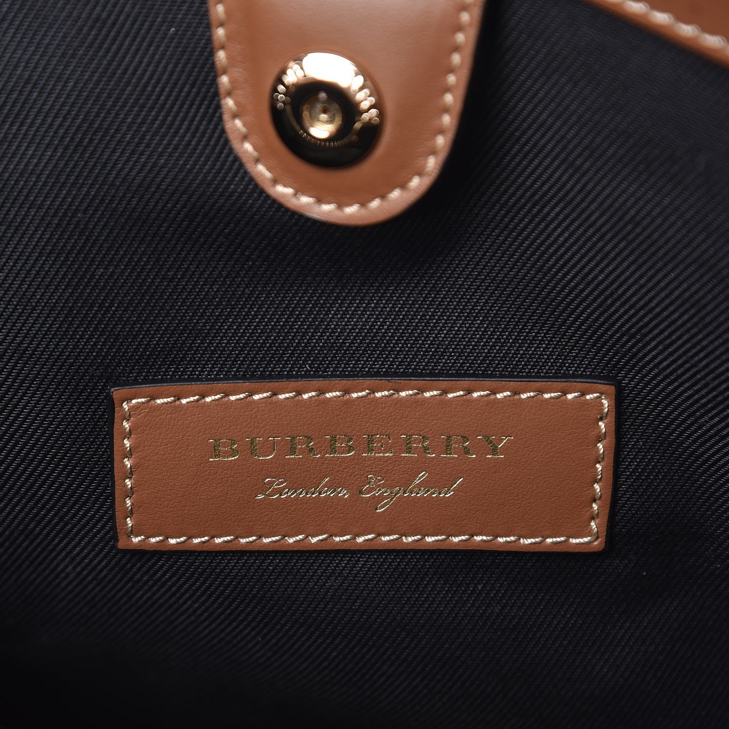 Burberry Horseferry Check Medium Ballingdon Tote Tan 7 of 8