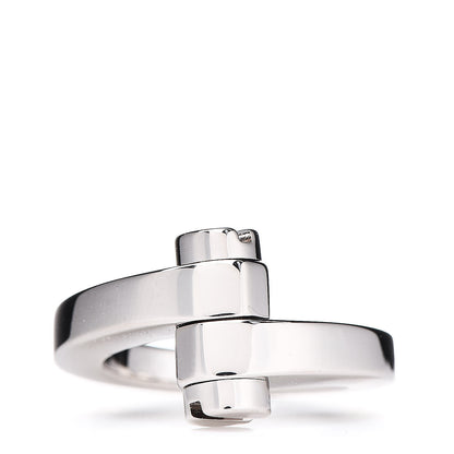 Cartier 18K White Gold Menotte Ring 47 4 1 of 6