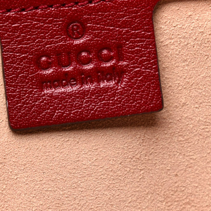 Gucci Calfskin Large Re(Belle) Top Handle Bag Red 6 of 9