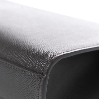 Saint Laurent Grain De Poudre Medium Classic Monogram Kate Satchel Earth Grey 10 of 15