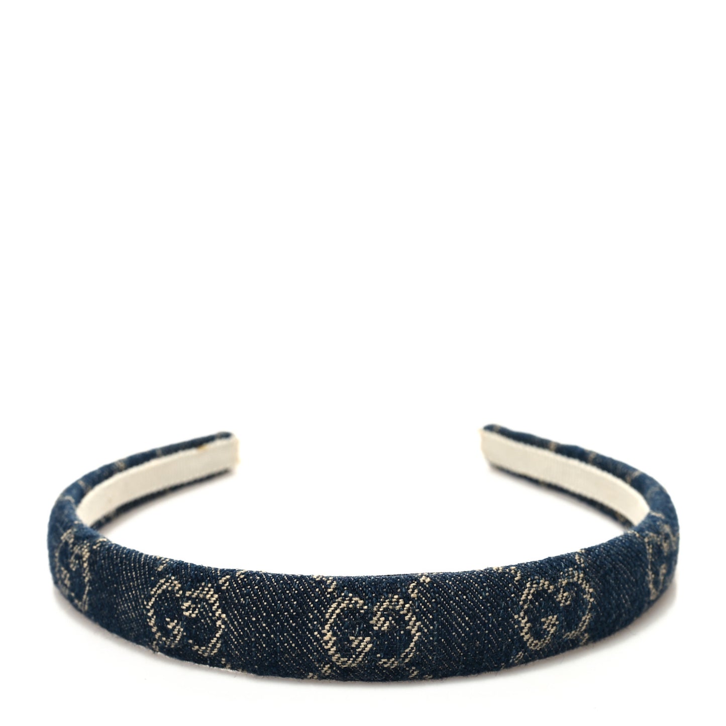 Denim Monogram Headband
