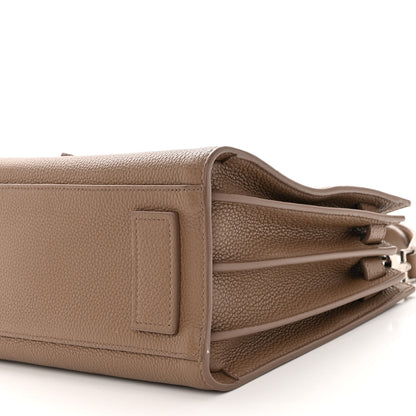 Saint Laurent Grained Calfskin Baby Sac De Jour Souple Taupe 9 of 15