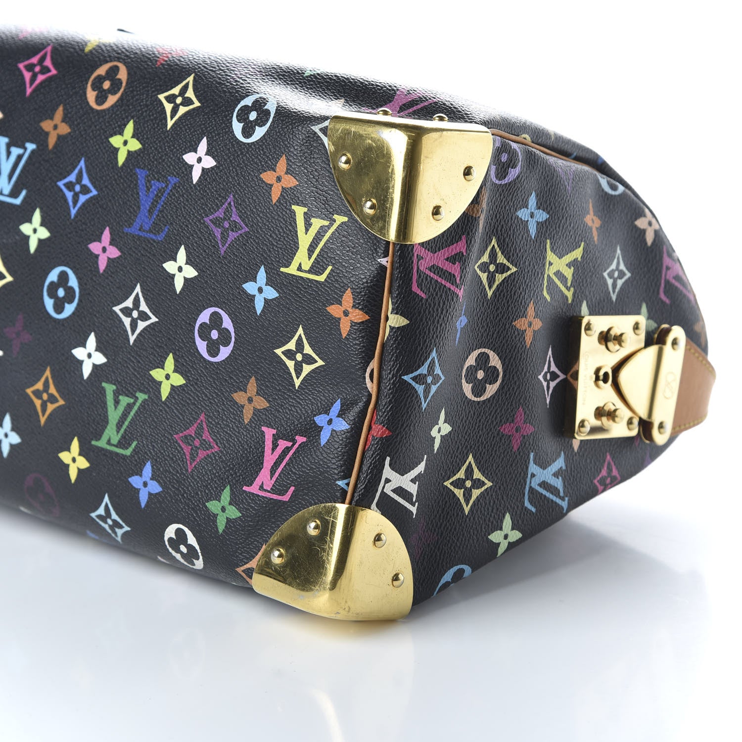 Louis Vuitton Monogram Multicolor Speedy 30 Black 7 of 9