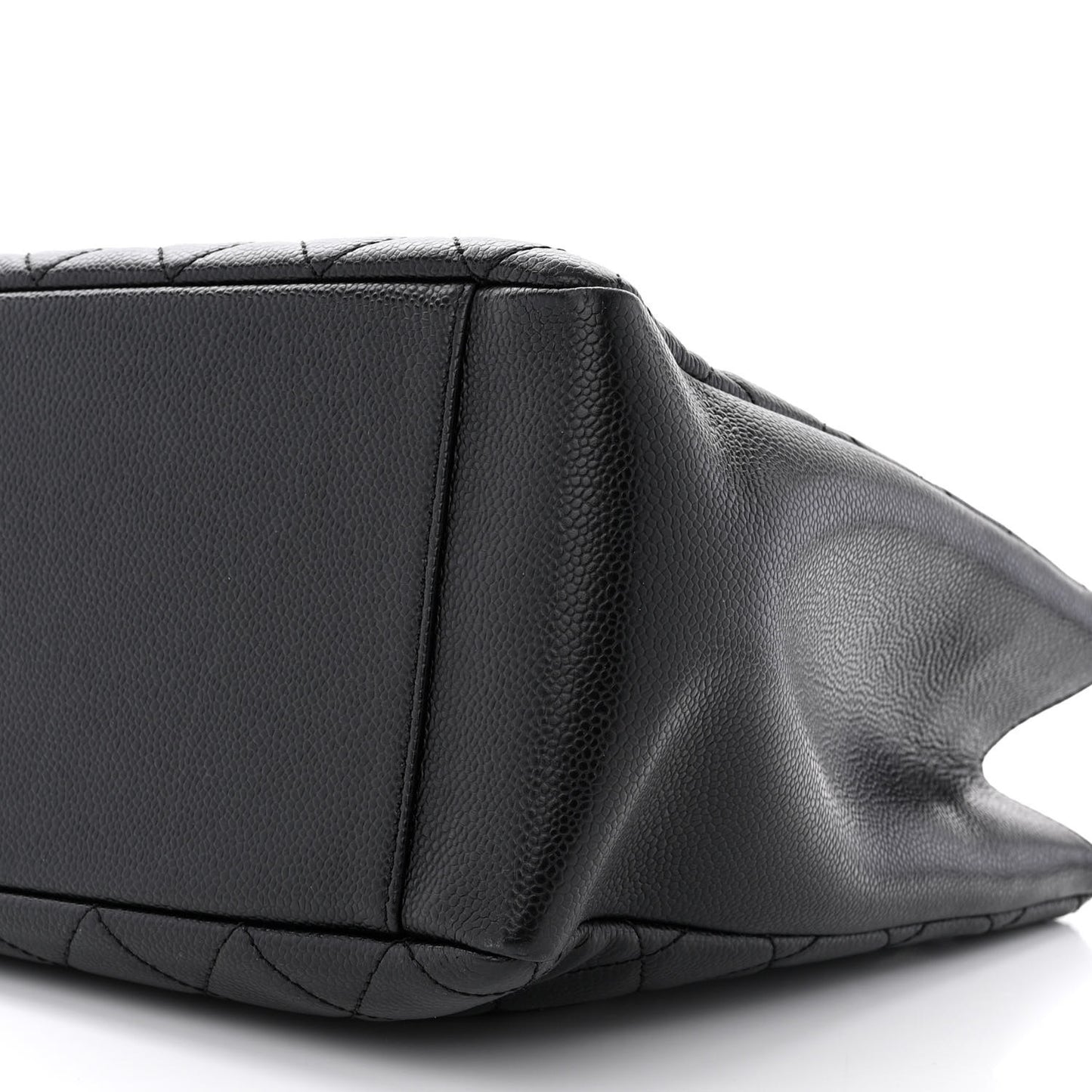 Caviar Quilted Grand Shopping Tote GST Black