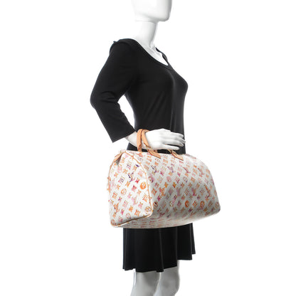 Louis Vuitton Watercolor Aquarelle Speedy 35 White 2 of 7