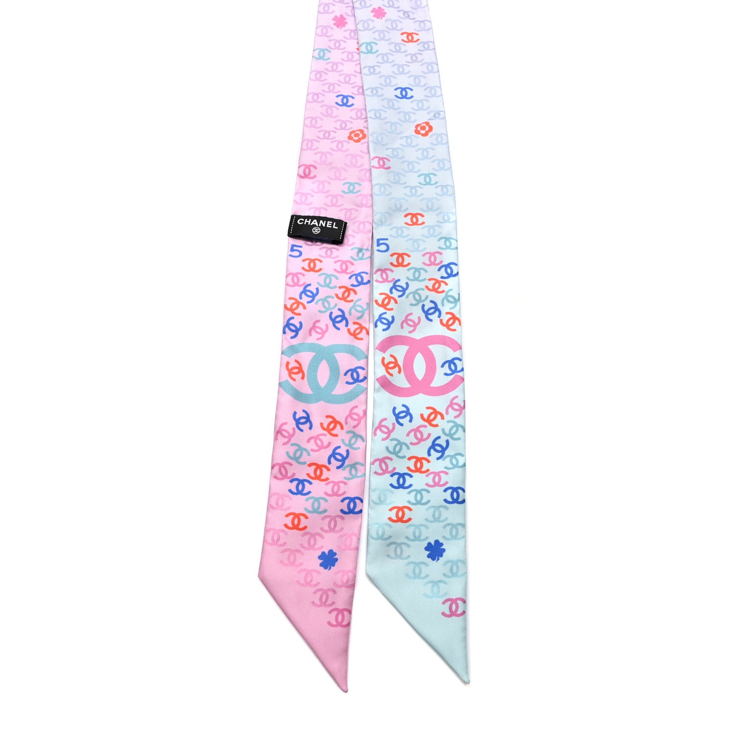 Silk CC Slim Bandeau Pink Light Blue Red
