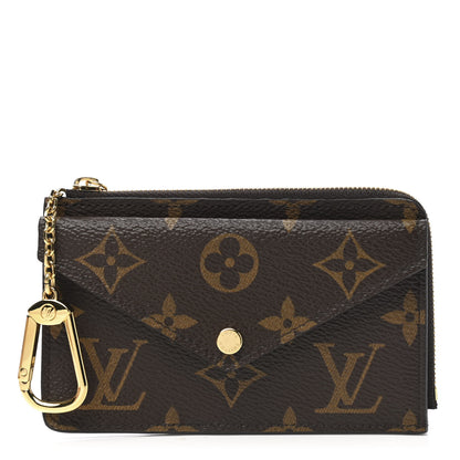 Louis Vuitton Monogram Recto Verso Card Holder Black 1 of 7