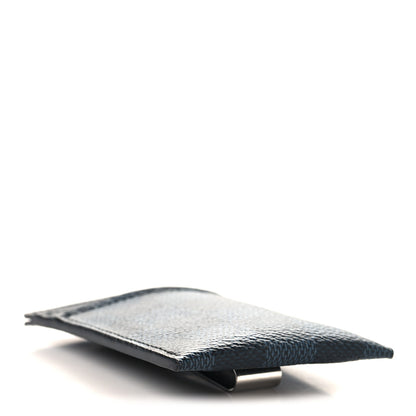 Louis Vuitton Damier Cobalt Pince Card Holder Bill Clip 4 of 6